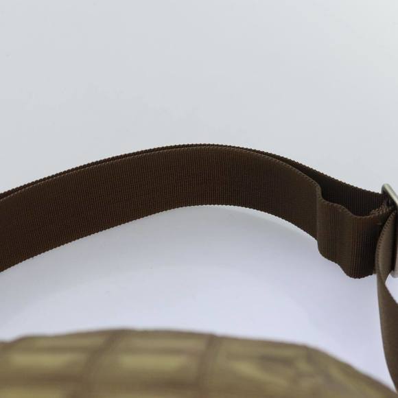 CHANEL New Travel Line Shoulder Bag Nylon Brown CC Auth th4868 - Picture 8 of 16